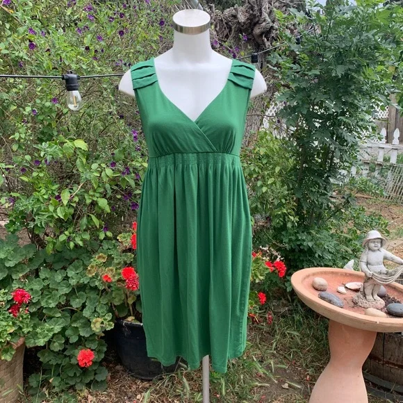 LOFT | Dresses | Ann Taylor Loft Sleeveless Knit Kelly Green Dress Business  Casual Sz Med | Poshmark